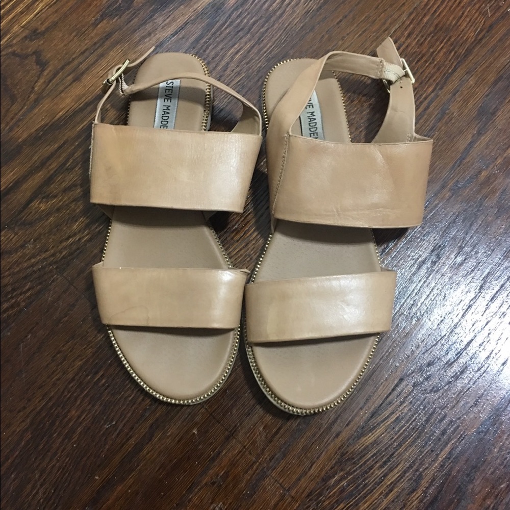 Steve Madden zipper trim sandals